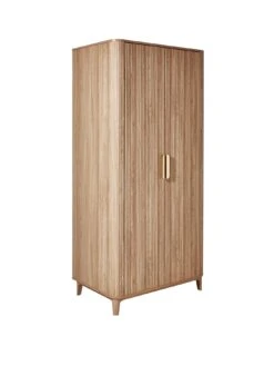 Very Home Carina 2 Door Wardrobe - Oak -Oleu Furniture Shop V3R99 SQ3 0000000006 OAK SLa