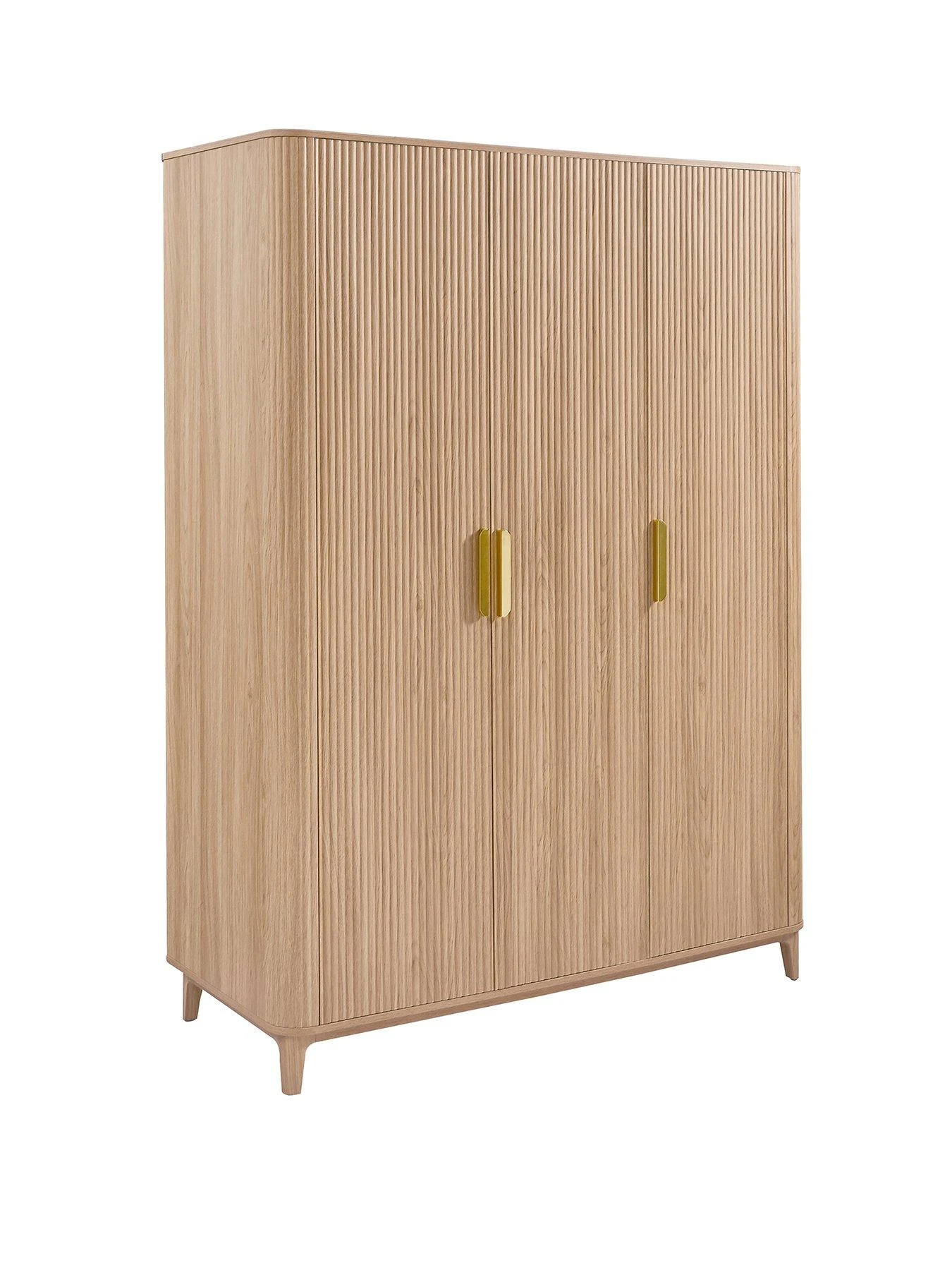 Very Home Carina 3 Door Wardrobe - Oak 4 Very Home Carina 3 Door Wardrobe - Oak - Image 2