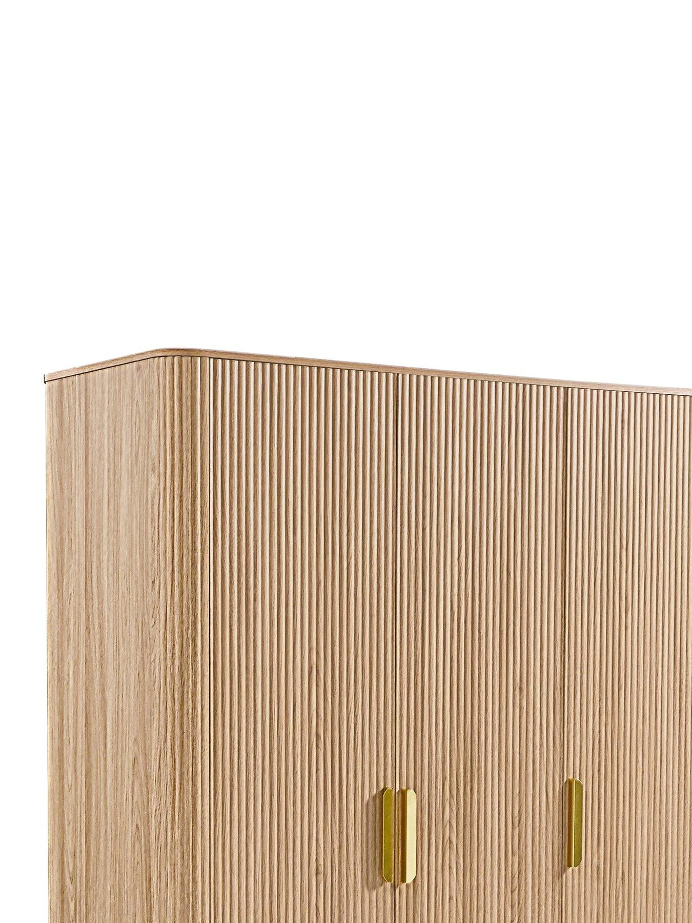 Very Home Carina 3 Door Wardrobe - Oak 7 Very Home Carina 3 Door Wardrobe - Oak - Image 5