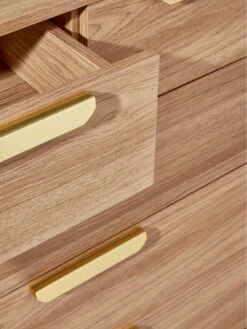 Very Home Carina 2 + 3 Drawer Chest - Oak -Oleu Furniture Shop V3RCW SQ5 0000000006 OAK SLd1