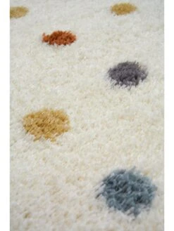 Everyday Snug Shaggy Circle Rug Spot 100 Cm -Oleu Furniture Shop V52MC SQ3 0000000168 IVORY SLd