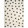 Everyday Snug Shaggy Triangle Rug - Mono -Oleu Furniture Shop V52MS SQ1 0000000168 IVORY SLf