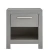Very Home Rio 1 Drawer Bedside Chest -Oleu Furniture Shop V5JGY SQ1 0000000005 GREY SLf