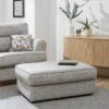 Very Home Lusso Fabric Footstool 1 Very Home Lusso Fabric Footstool -Oleu Furniture Shop V5WT3 SQ1 0000000035 SILVER RSr