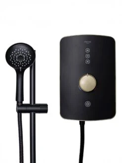Triton Amala Metallic 8.5kW Electric Shower - Brushed Brass -Oleu Furniture Shop V5Z6D SQ5 0000000004 BLACK SLd3