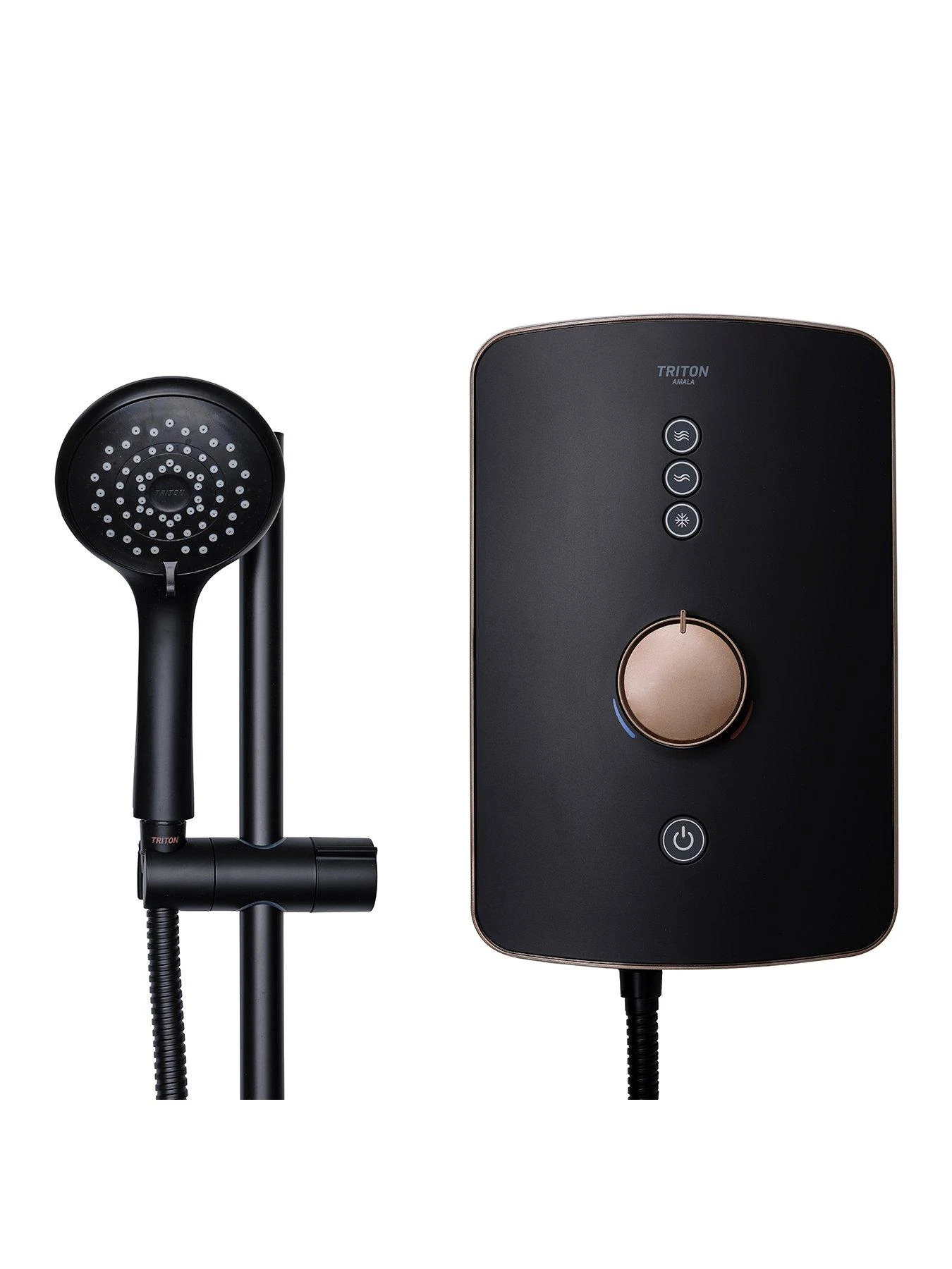 Triton Amala Metallic 8.5kW Electric Shower - Brushed Copper 3 Triton Amala Metallic 8.5kW Electric Shower - Brushed Copper