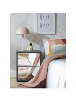 Very Home Mila Mirror 2 Drawer Bedside - FSC® Certified