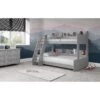 Julian Bowen Domino Triple Sleeper Bed - Light Grey -Oleu Furniture Shop V65AT SQ1 0000000005 GREY RSr