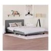 Vida Designs Hurley Faux Leather Bed Frame