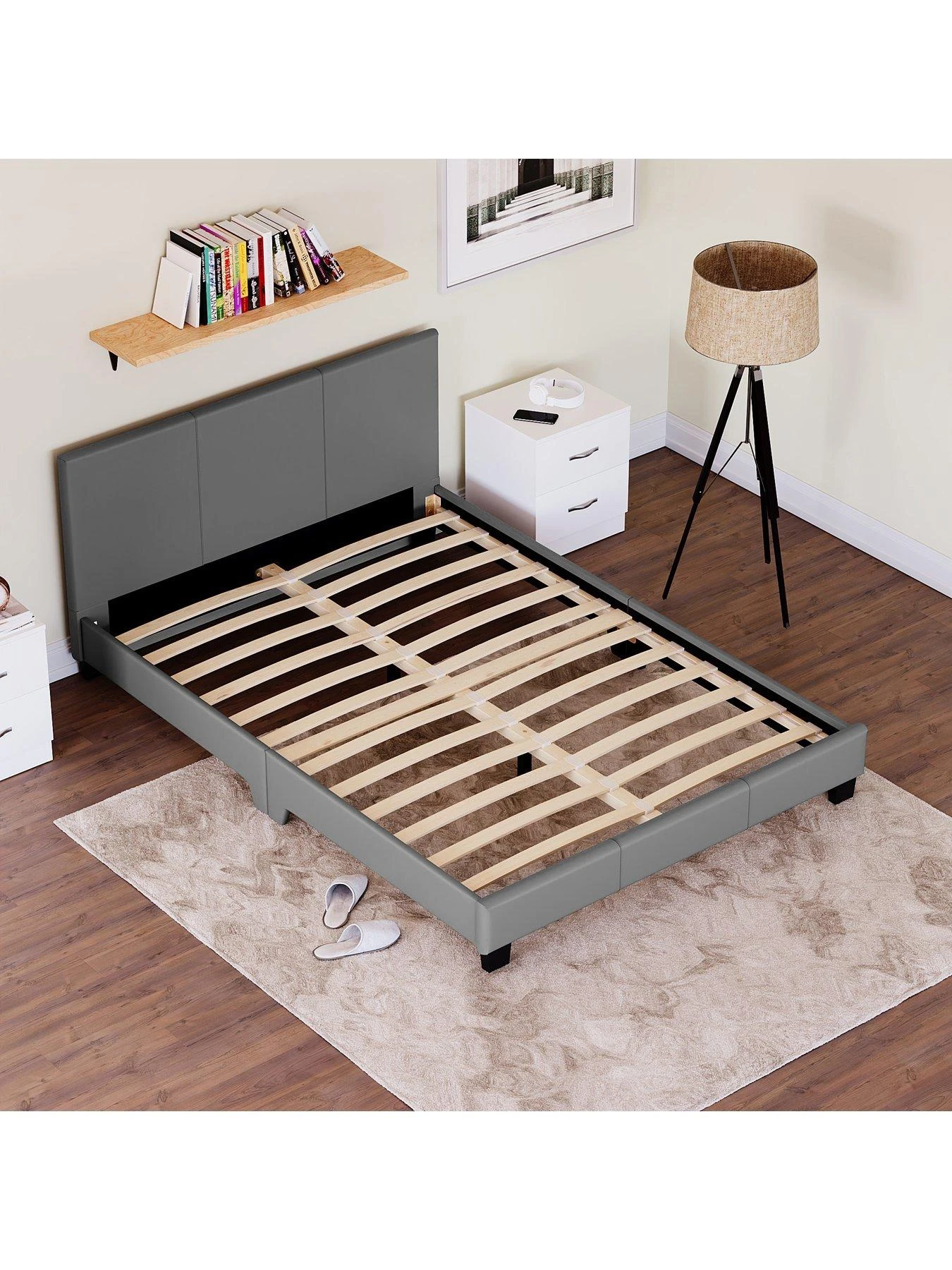 Vida Designs Hurley Faux Leather Bed Frame 6 Vida Designs Hurley Faux Leather Bed Frame - Image 4
