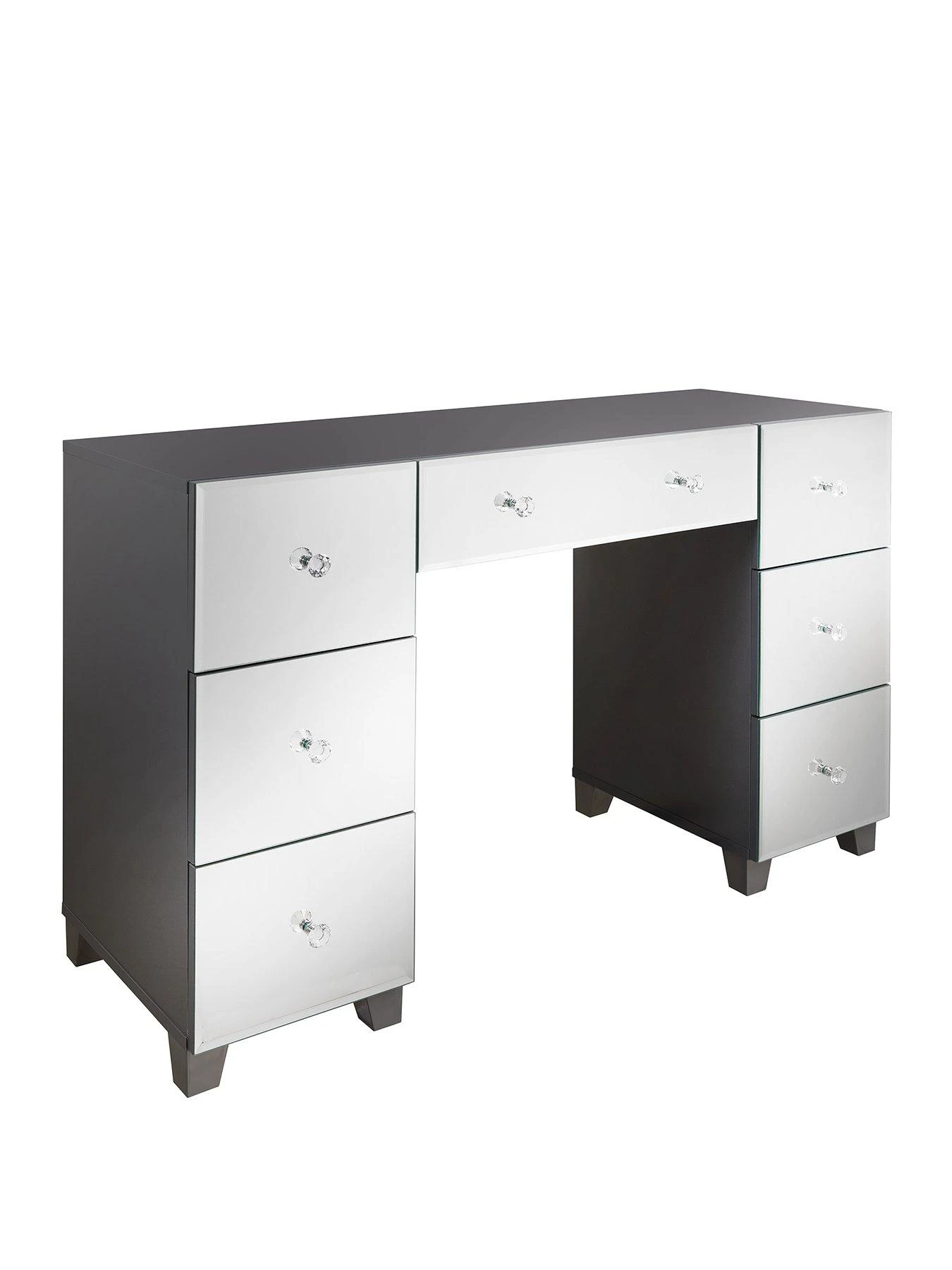 Very Home Bellagio 7 Drawer Dressing Table With Mirrored Fronts - Grey Or White - FSC® Certified 5 Very Home Bellagio 7 Drawer Dressing Table With Mirrored Fronts - Grey Or White - FSC® Certified - Image 3