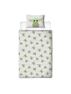Disney Star Wars Mandolorian Grogu Single Duvet Set - Multi -Oleu Furniture Shop V6SSZ SQ4 0000000029 MULTI SLd1
