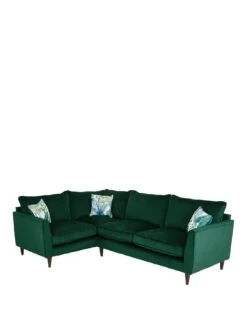 Very Home Pasha Small Left Hand Fabric Chaise Sofa -Oleu Furniture Shop V6ZPV SQ2 0000000068 OLIVE SLf