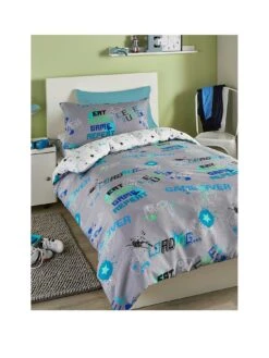 Bedlam Game Glow In The Dark Single Duvet Cover Set - Multi