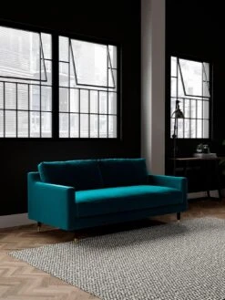 Swoon Rieti 2 Seater Sofa -Oleu Furniture Shop V7F2B SQ5 0000000665 KINGFISHER SLb