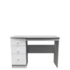 SWIFT Verve Ready Assembled 3 Drawer Desk - White - FSC® Certified -Oleu Furniture Shop V7QLJ SQ1 0000000013 WHITE SLf