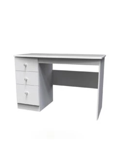 SWIFT Verve Ready Assembled 3 Drawer Desk - White - FSC® Certified -Oleu Furniture Shop V7QLJ SQ3 0000000013 WHITE SLd