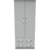 SWIFT Elton Ready Assembled 2 Door, 2 Drawer Wardrobe - FSC® Certified