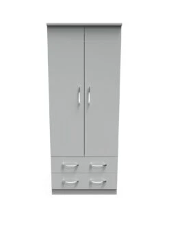 SWIFT Elton Ready Assembled 2 Door, 2 Drawer Wardrobe - FSC® Certified