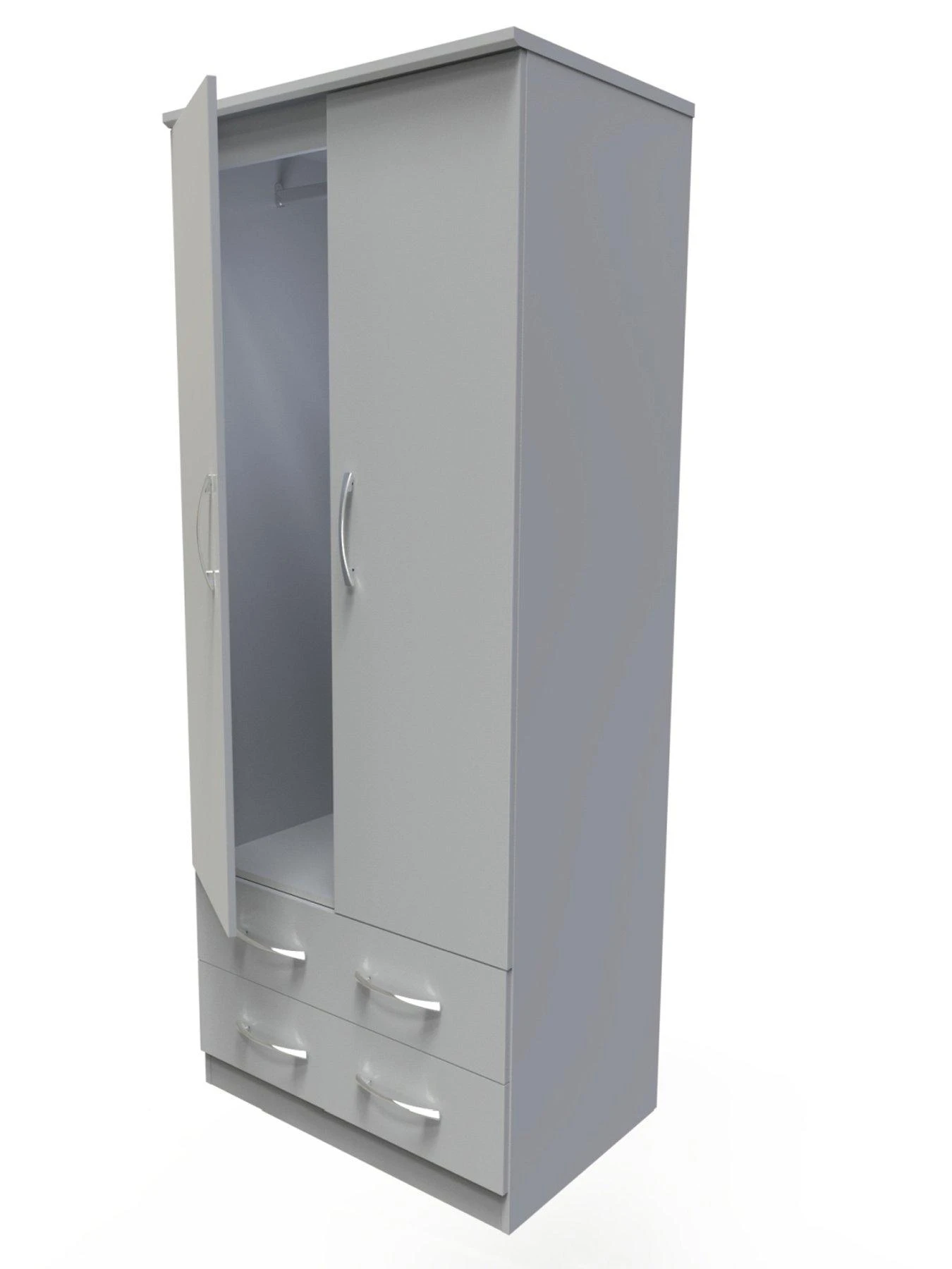 SWIFT Elton Ready Assembled 2 Door, 2 Drawer Wardrobe - FSC® Certified 7 SWIFT Elton Ready Assembled 2 Door, 2 Drawer Wardrobe - FSC® Certified - Image 5