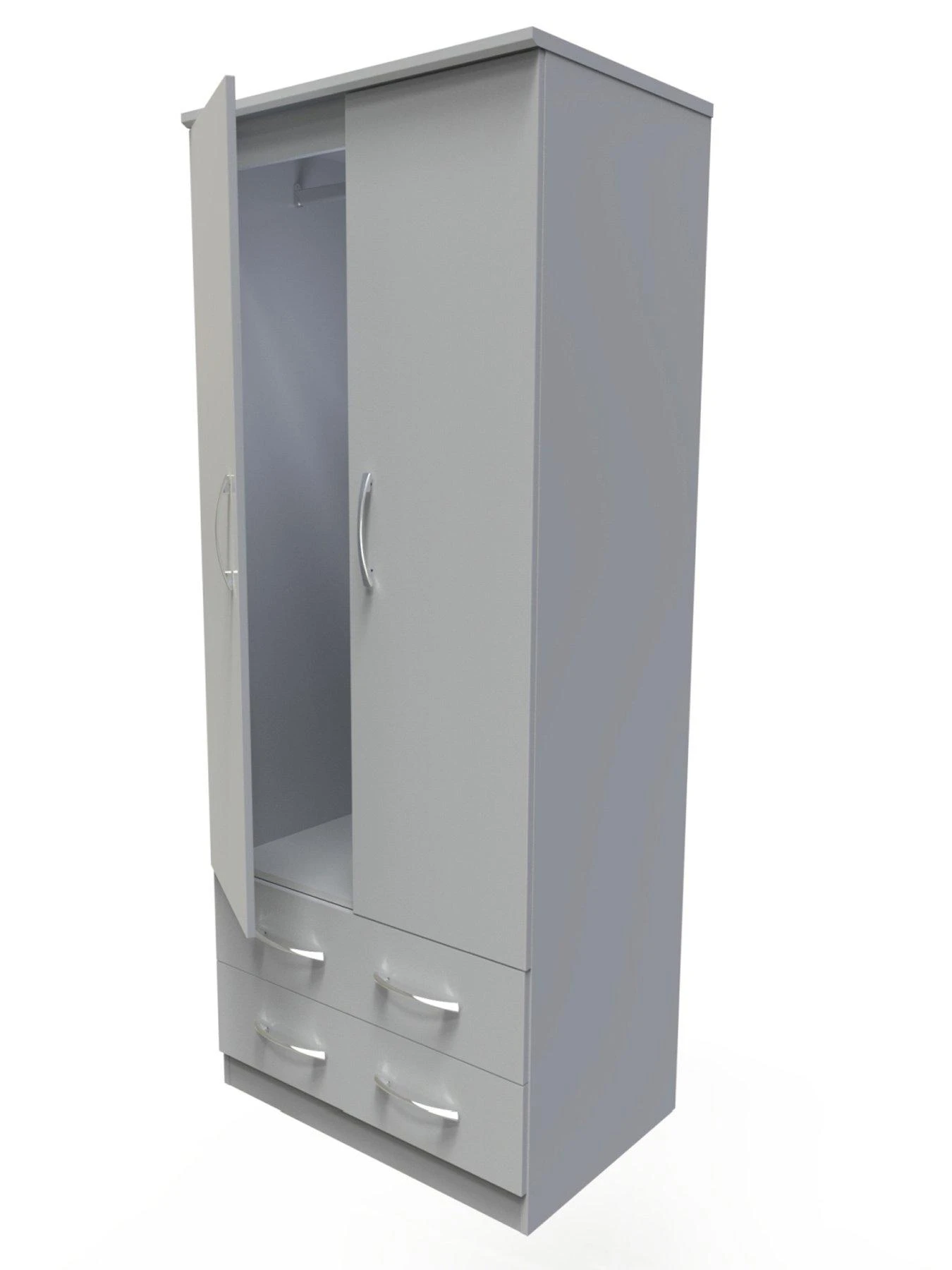 SWIFT Elton Ready Assembled 2 Door, 2 Drawer Wardrobe - FSC® Certified 8 SWIFT Elton Ready Assembled 2 Door, 2 Drawer Wardrobe - FSC® Certified - Image 6