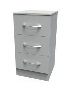SWIFT Elton Ready Assembled 3 Drawer Bedside Chest - FSC® Certified 11 SWIFT Elton Ready Assembled 3 Drawer Bedside Chest - FSC® Certified -Oleu Furniture Shop V7QRU SQ3 0000000005 GREY SLa
