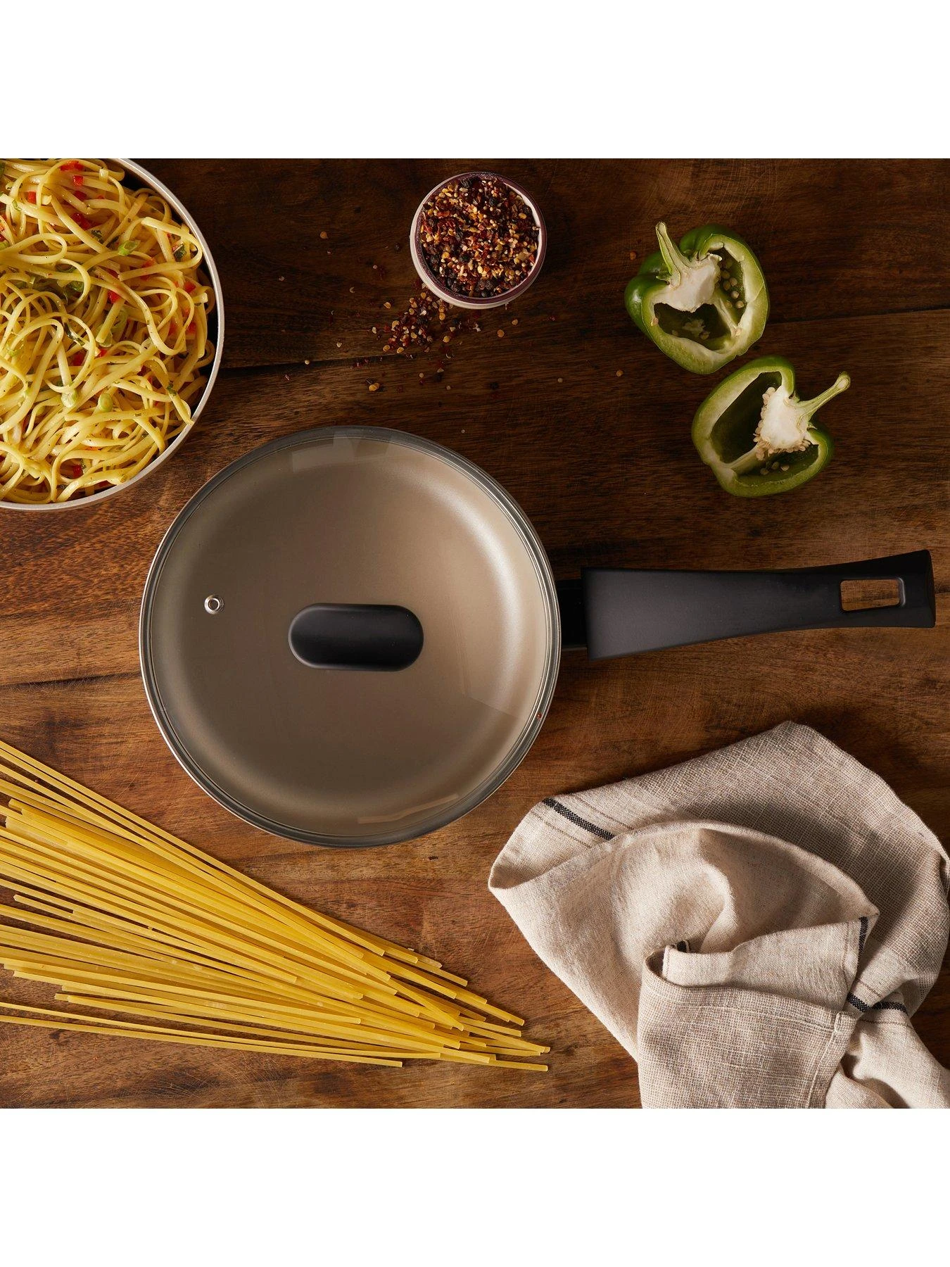 Salter Olympus 16 Cm Saucepan With Tempered Glass Lid 6 Salter Olympus 16 Cm Saucepan With Tempered Glass Lid - Image 4