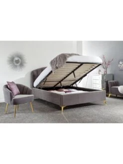 GFW Pettine End Lift Ottoman Bed - Grey 9 GFW Pettine End Lift Ottoman Bed - Grey -Oleu Furniture Shop V7V2P SQ2 0000000005 GREY RSr
