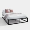 GFW Platform Double Bed - Black