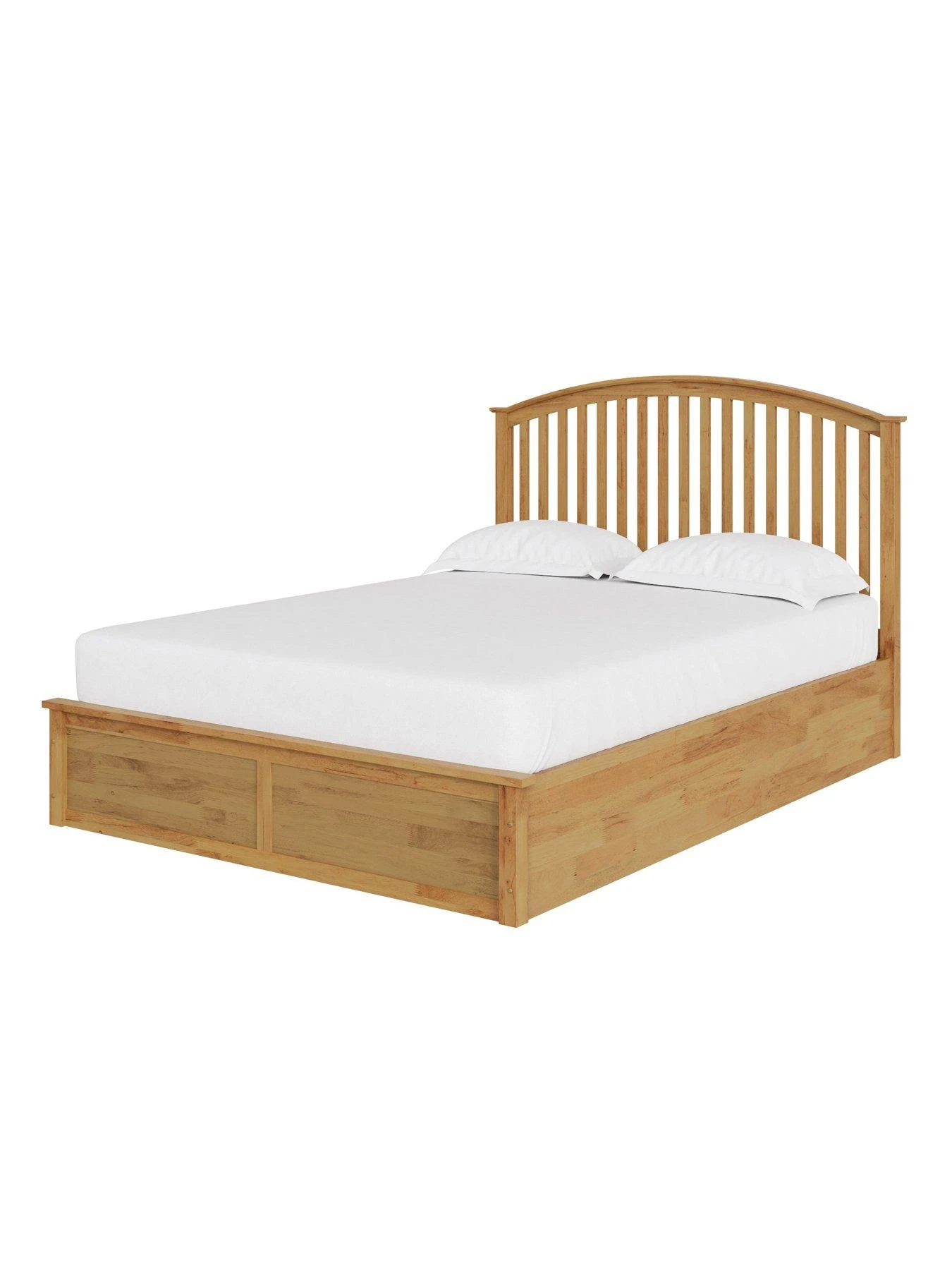 GFW Madrid Wooden Ottoman Bed - Oak 5 GFW Madrid Wooden Ottoman Bed - Oak - Image 3