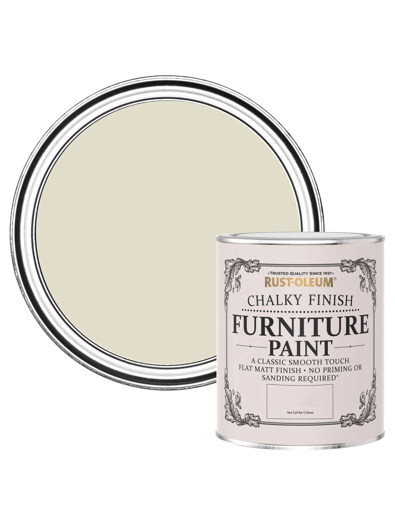 Rust-Oleum Chalky Finish Furniture Paint In Relaxed Oats – 750 Ml Tin 3 Rust-Oleum Chalky Finish Furniture Paint In Relaxed Oats – 750 Ml Tin