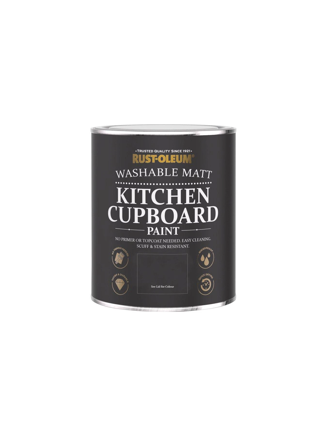 Rust-Oleum Kitchen Cupboard Paint In Still – 750 Ml Tin 7 Rust-Oleum Kitchen Cupboard Paint In Still – 750 Ml Tin - Image 5