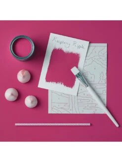 Rust-Oleum Bathroom Wall Paint In Raspberry Ripple – 2.5-litre Tin -Oleu Furniture Shop V7Y4F SQ4 0000015729 RASPBERRY RIPPLE SLd1