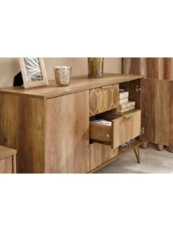 GFW Orleans 2 Door 3 Drawer Cabinet -Oleu Furniture Shop V7Y6X SQ3 0000002883 MANGO SLd