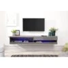 GFW Galicia 180 Cm Floating Wall TV Unit With LED Lights - Fits Up To 80 Inch TV -Â Grey 2 GFW Galicia 180 Cm Floating Wall TV Unit With LED Lights - Fits Up To 80 Inch TV -Â Grey -Oleu Furniture Shop V7Y7L SQ1 0000000005 GREY RSr