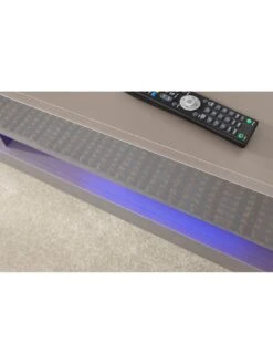 GFW Galicia 180 Cm Floating Wall TV Unit With LED Lights - Fits Up To 80 Inch TV - Grey -Oleu Furniture Shop V7Y7L SQ6 0000000005 GREY SLd3