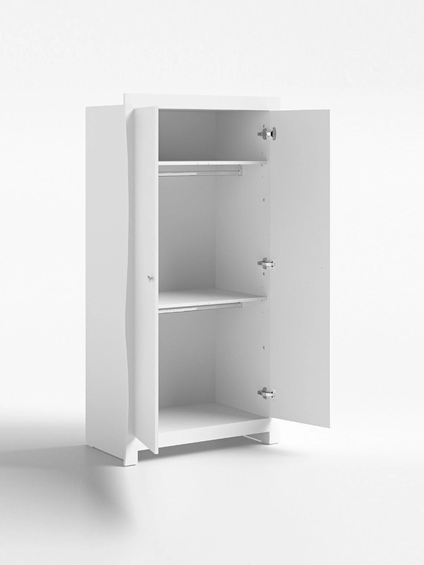 Little Acorns Sleigh Double Wardrobe 4 Little Acorns Sleigh Double Wardrobe - Image 2