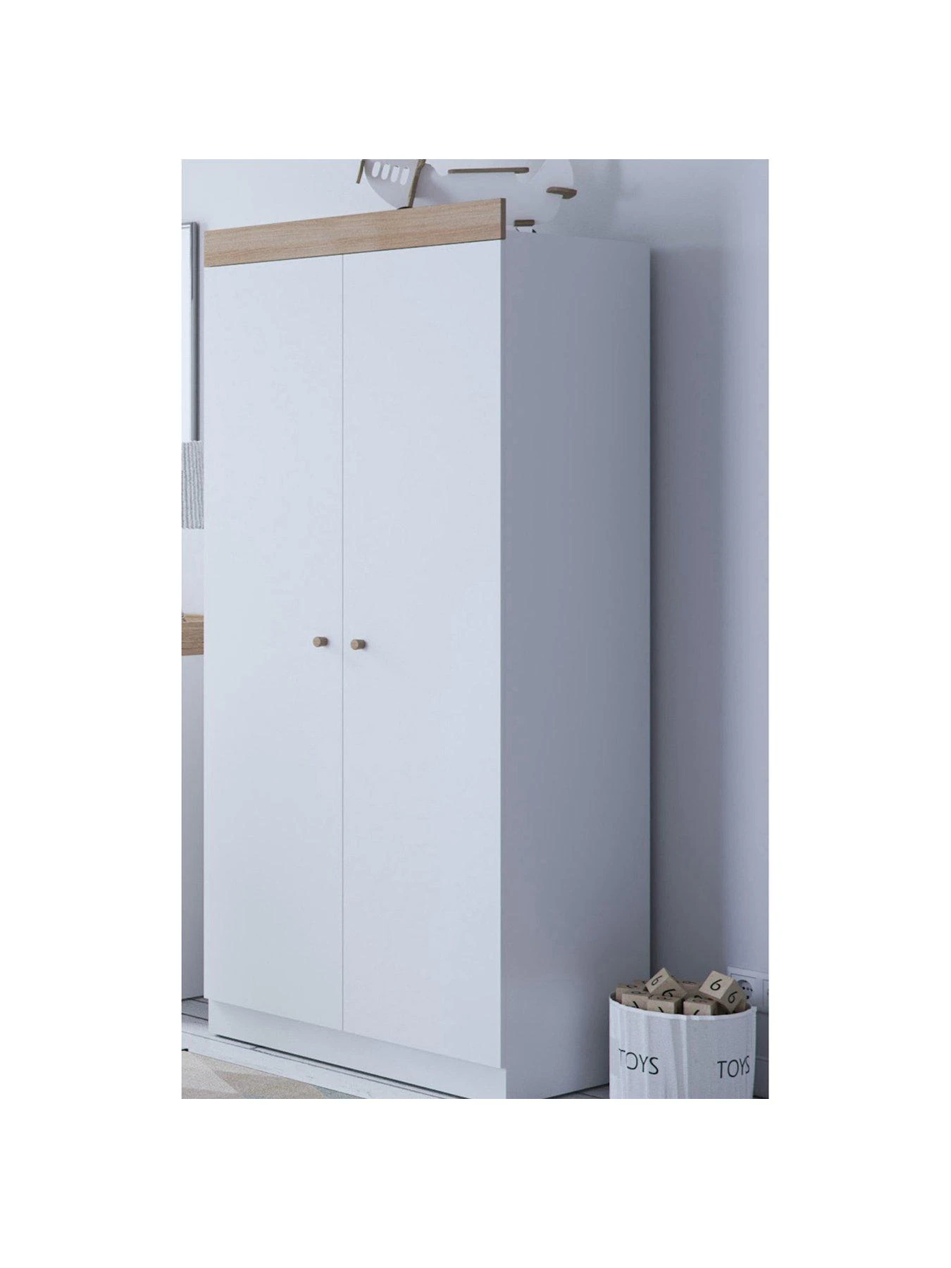 Little Acorns Burlington Double Wardrobe 3 Little Acorns Burlington Double Wardrobe