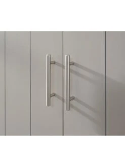 GFW Kendal 2 Door 1 Drawer Wardrobe -Oleu Furniture Shop V84H2 SQ6 0000000005 GREY SLd2