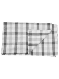 Premier Housewares Grey Heritage 100% Cotton Tablecloth -Oleu Furniture Shop V8ND5 SQ2 0000000005 GREY SLd