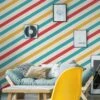 Muriva Carnival Stripe Wallpaper -Oleu Furniture Shop V8O8T SQ1 0000000029 MULTI SLf