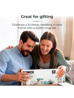 Tower Geode Mugs In Blue – Set Of 4 -Oleu Furniture Shop V8WQL SQ7 0000000047 GREEN SLd5