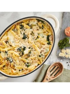 Tower Barbary & Oak Cast Iron 29 Cm Oval Casserole - Camembert Cream -Oleu Furniture Shop V9CKT SQ4 0000000067 CREAM SLd2