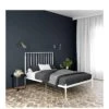 Dorel Home Giulia Modern Metal Double Bed Frame - White 1 Dorel Home Giulia Modern Metal Double Bed Frame - White -Oleu Furniture Shop V9CRK SQ1 0000000013 WHITE SLa