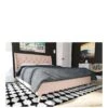 Dorel Home Thea Double Linen Bed 2 Dorel Home Thea Double Linen Bed -Oleu Furniture Shop V9D22 SQ1 0000000063 PINK SLa