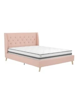 Dorel Home Thea Double Linen Bed 11 Dorel Home Thea Double Linen Bed -Oleu Furniture Shop V9D22 SQ3 0000000063 PINK SLd