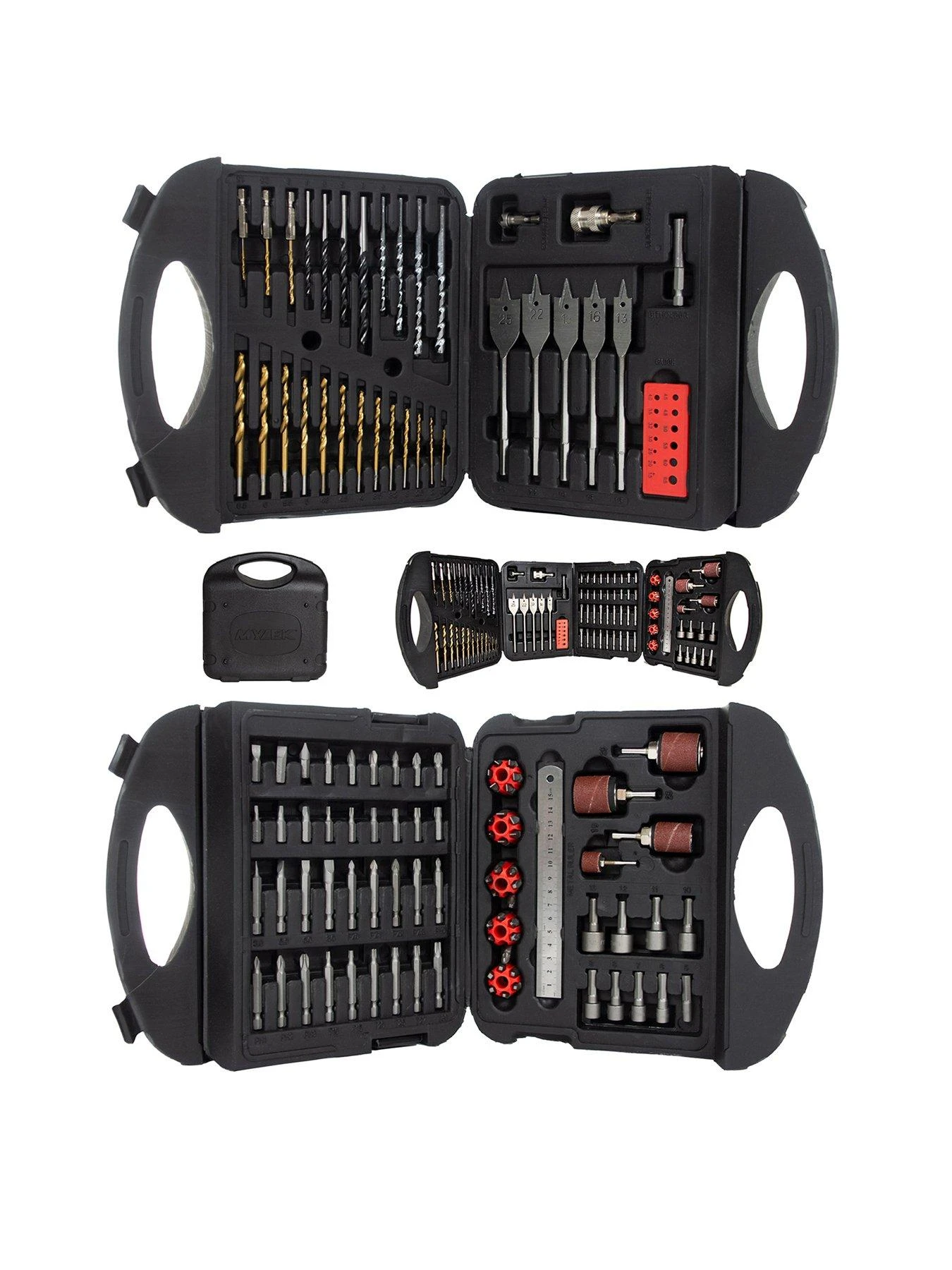 Mylek 118 Piece Drill Bit And Accessory Set 3 Mylek 118 Piece Drill Bit And Accessory Set