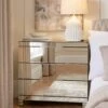 Rialto Mirrored 3 Drawer Chest 2 Rialto Mirrored 3 Drawer Chest -Oleu Furniture Shop V9VB9 SQ1 0000002051 MIRROR RSr