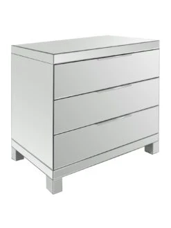 Rialto Mirrored 3 Drawer Chest 9 Rialto Mirrored 3 Drawer Chest -Oleu Furniture Shop V9VB9 SQ3 0000002051 MIRROR SLa