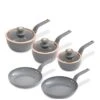 Tower Cavaletto 5-Piece Pan Set – Grey 1 Tower Cavaletto 5-Piece Pan Set – Grey -Oleu Furniture Shop V9ZK8 SQ1 0000000005 GREY SLf